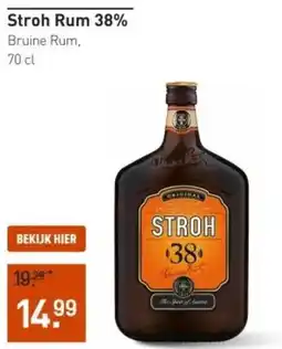 Gall & Gall Stroh Rum 38% 70CL aanbieding