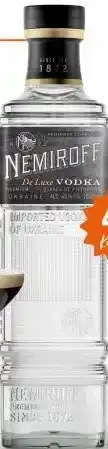 Gall & Gall Nemiroff de Luxe vodka 100CL aanbieding