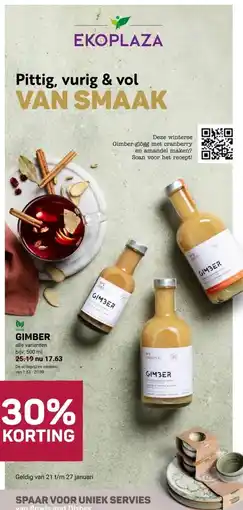 Ekoplaza GIMBER aanbieding