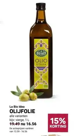 Ekoplaza La Bio Idea OLIJFOLIE aanbieding