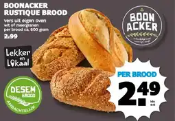 Boon`s Markt BOONACKER RUSTIQUE BROOD aanbieding