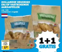 Boon`s Markt HOLLANDSE KRUIMIGE EN/OF VASTKOKENDE AARDAPPELEN aanbieding