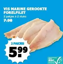 Boon`s Markt VIS MARINE GEROOKTE FORELFILET aanbieding