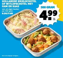 Boon`s Markt HOLLANDSE KRIELSCHOTEL OF WITLOFSCHOTEL MET HAM EN KAAS aanbieding