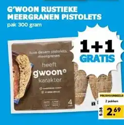 Boon`s Markt G'WOON RUSTIEKE MEERGRANEN PISTOLETS aanbieding