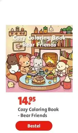Bruna Cozy Coloring Book - Bear Friends aanbieding