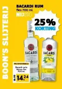 Boon`s Markt BACARDI RUM aanbieding