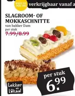 Boon`s Markt SLAGROOM-OF MOKKASCHNITTE aanbieding