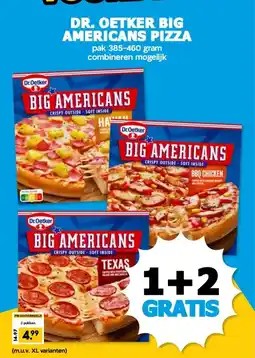 Boon`s Markt DR. OETKER BIG AMERICANS PIZZA aanbieding