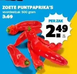 Boon`s Markt ZOETE PUNTPAPRIKA'S aanbieding
