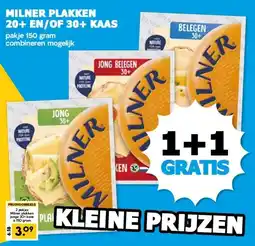 Boon`s Markt MILNER PLAKKEN 20+ EN/OF 30+ KAAS aanbieding