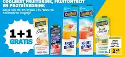 Boon`s Markt COOLBEST FRUITDRINK, FRUITONTBIJT EN PROTEÏNEDRINK aanbieding