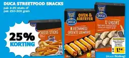 Boon`s Markt DUCA STREETFOOD SNACKS aanbieding