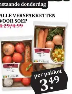 Boon`s Markt ALLE VERSPAKKETTEN VOOR SOEP aanbieding