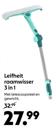 AllesZ Leifheit raamwisser 3 in 1 aanbieding