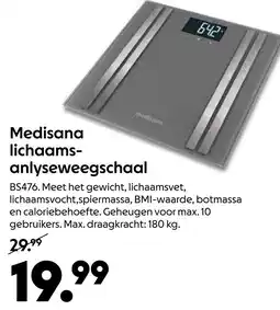 AllesZ Medisana lichaams- anlyseweegschaal aanbieding