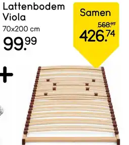 Leen Bakker Lattenbodem Viola aanbieding