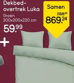 Leen Bakker Dekbed- overtrek Luka aanbieding