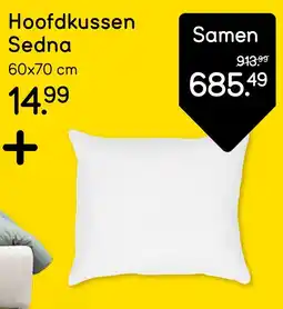 Leen Bakker Hoofdkussen Sedna aanbieding