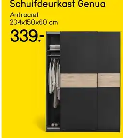 Leen Bakker Schuifdeurkast Genua aanbieding