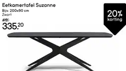 Leen Bakker Eetkamertafel Suzanne aanbieding