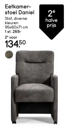Leen Bakker Eetkamer- stoel Daniel aanbieding