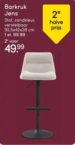 Leen Bakker Barkruk Jens aanbieding