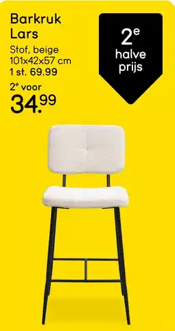 Leen Bakker Barkruk Lars aanbieding