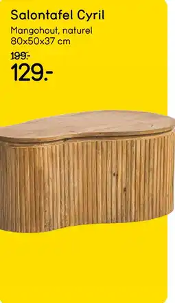 Leen Bakker Salontafel Cyril aanbieding
