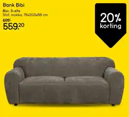 Leen Bakker Bank Bibi aanbieding