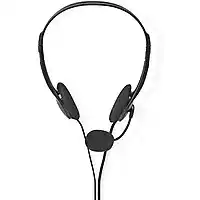Bol.com Nedis PC-Headset - On-Ear - Stereo - 2x 3.5 mm - Inklapbare Microfoon - Zwart aanbieding
