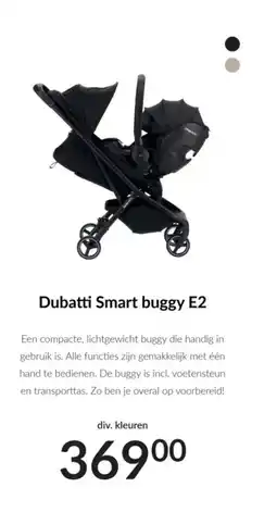 Babypark Dubatti Smart buggy E2 aanbieding