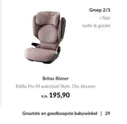 Babypark Britax Römer aanbieding