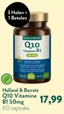 Holland & Barrett Q10 Vitamine B1 50mg aanbieding