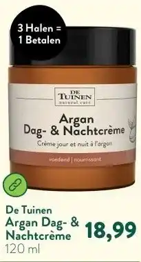 Holland & Barrett Argan Dag- & Nachtcrème aanbieding