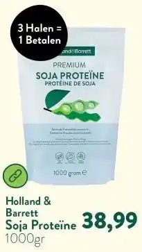Holland & Barrett Soja Proteïne aanbieding