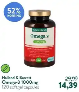 Holland & Barrett Omega-3 1000mg aanbieding