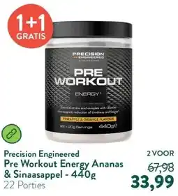 Holland & Barrett Pre Workout Energy Ananas & Sinaasappel - 440g aanbieding