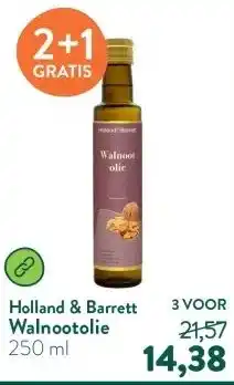 Holland & Barrett Walnootolie aanbieding