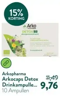 Holland & Barrett Arkocaps Detox Drinkampullen Bio aanbieding