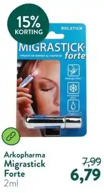 Holland & Barrett Migrastick Forte aanbieding