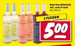 Nettorama Bree free Alcholvrijwit, rosé of rood aanbieding