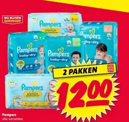 Nettorama Pampers alle varianten aanbieding