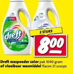 Nettorama Dreft waspoeder color aanbieding