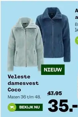 Welkoop Veleste damesvest Coco aanbieding