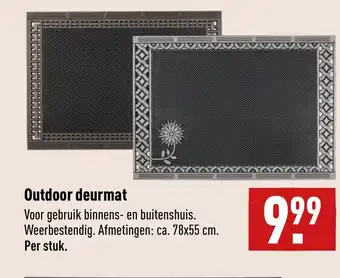 ALDI Outdoor deurmat aanbieding