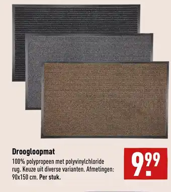 ALDI droogloopmat aanbieding