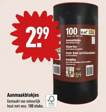 ALDI Aanmaakblokjes aanbieding