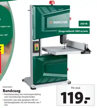 Lidl Parkside Bandzaag aanbieding