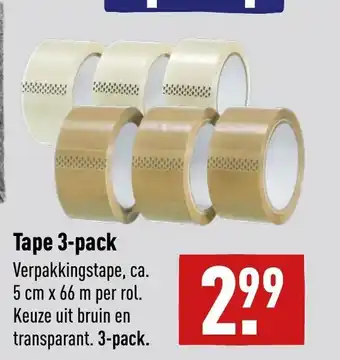 ALDI Tape 3-pack aanbieding